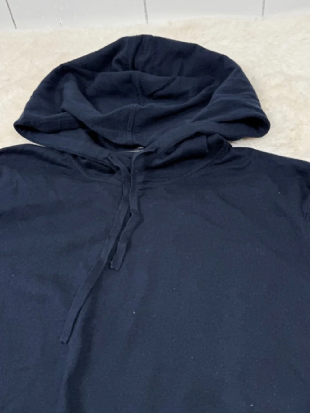 Banana Republic Pima Cotton Cashmere Blend Hoodie Light Weight Blue Men's Large